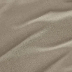 Taie de traversin percale de coton (L185 cm) Cali Taupe