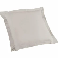 Taie d'oreiller carrée coton bio (63 x 63 cm) Biolina Taupe