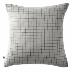 Taie d'oreiller carrée gaze de coton (60 x 60 cm) Gaïa Mix Gris nuage