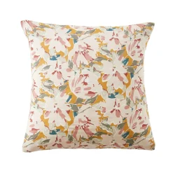 Taie d'oreiller carrée gaze de coton (60 x 60 cm) April Multicolore