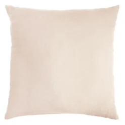 Taie d'oreiller carrée gaze de coton (80 x 80 cm) Gaïa Rose poudré
