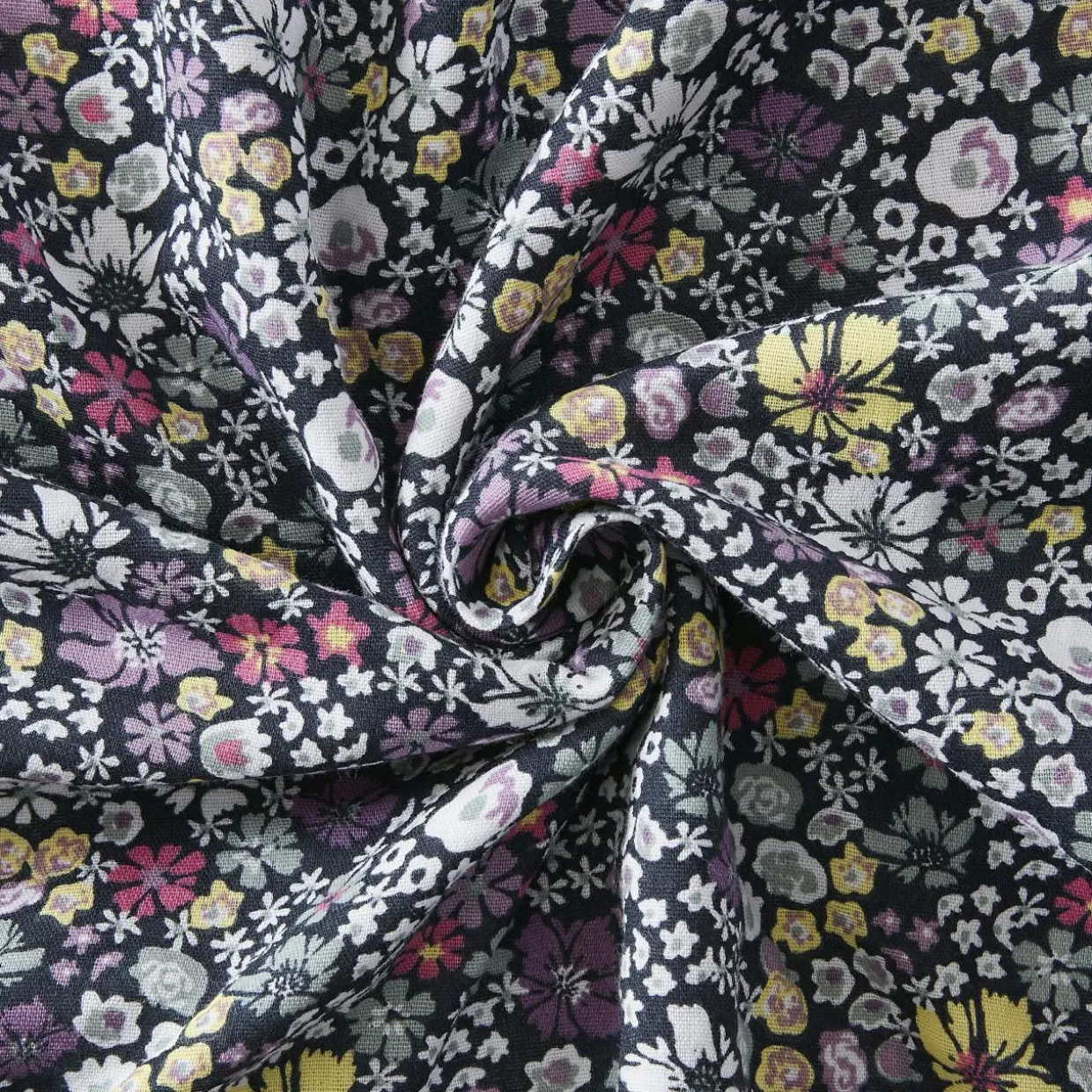 Taie d'oreiller carrée gaze de coton (60 x 60 cm) Elya Violet