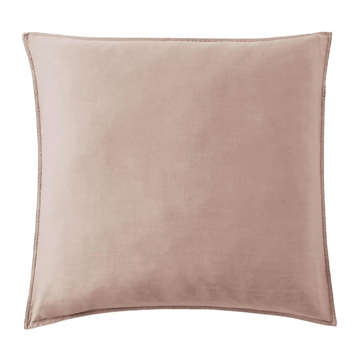 Taie d'oreiller carrée lyocell Tencel™ lavé (80 x 80 cm) Olivia Rose blush