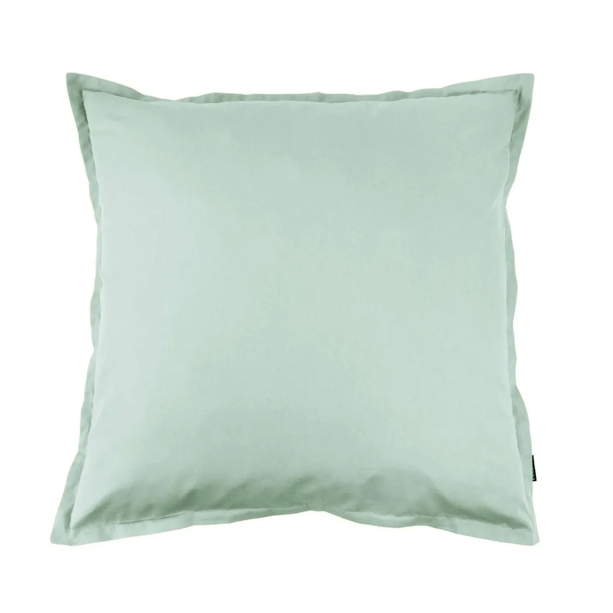 Taie d'oreiller carrée percale de coton (65 x 65 cm) Cali Vert eucalyptus