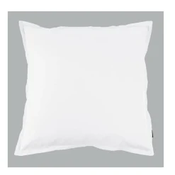 Taie d'oreiller carrée percale de coton (65 x 65 cm) Cali Blanc