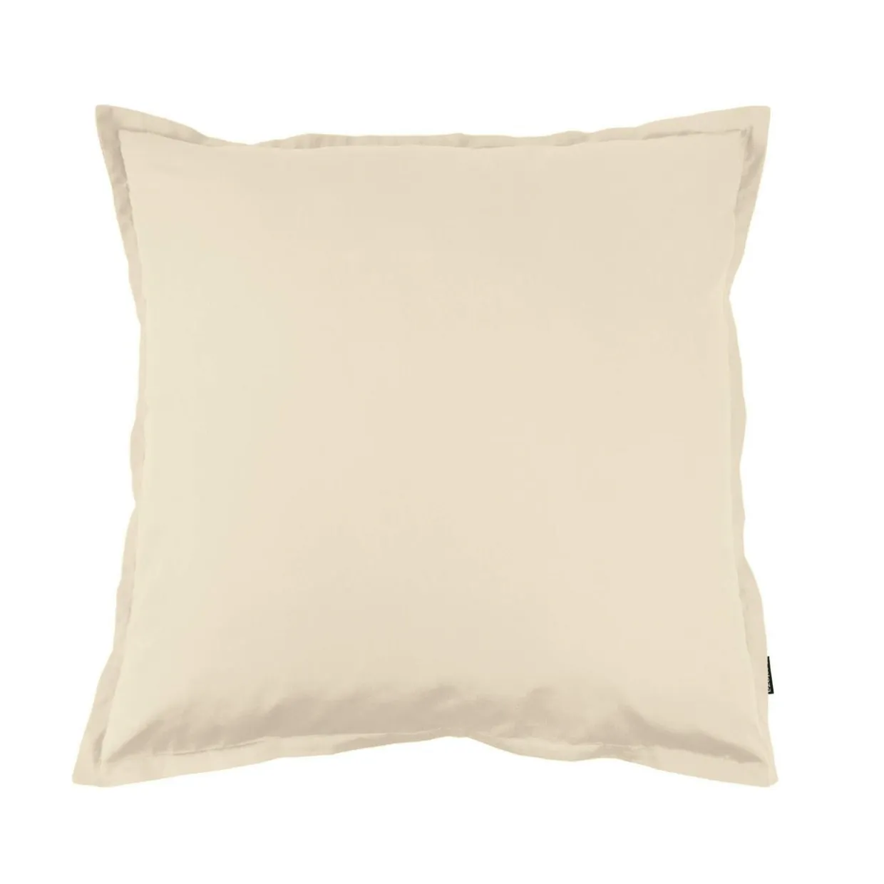 Taie d'oreiller carrée percale de coton (65 x 65 cm) Cali Beige