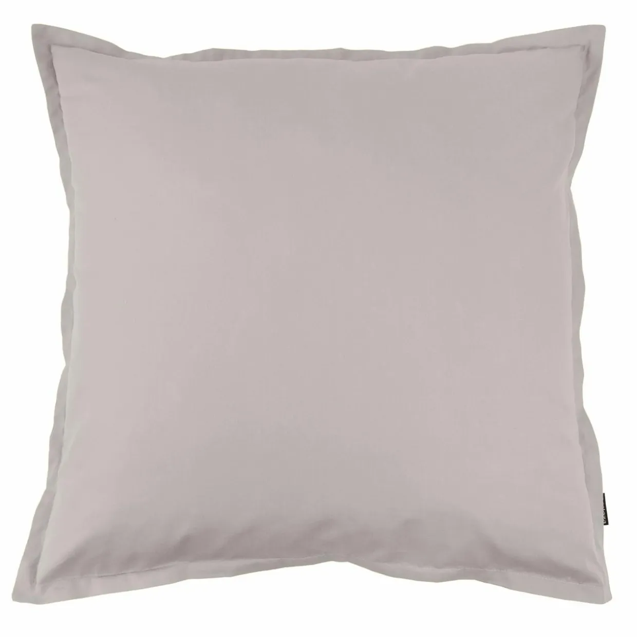 Taie d'oreiller carrée percale de coton (80 x 80 cm) Cali Gris clair