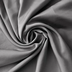 Taie d'oreiller carrée satin de bambou (80 x 80 cm) Sienna Gris granit