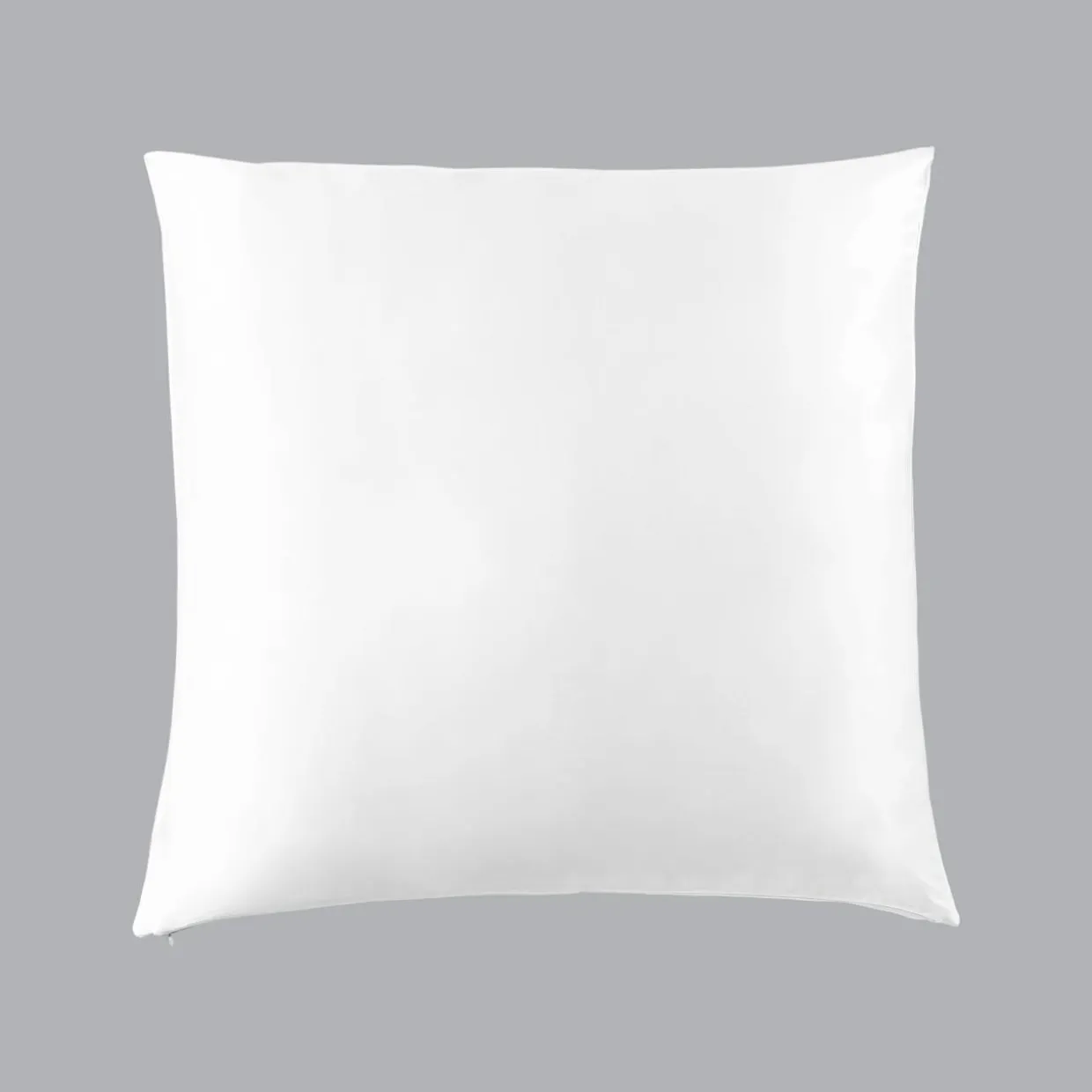 Taie d'oreiller carrée soie de mûrier (63 x 63 cm) Mizuki Blanche