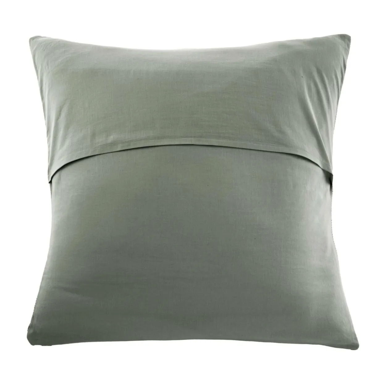 Taie d'oreiller quadruple gaze de coton (60 x 60 cm) Victoria x Gaïa Vert romarin