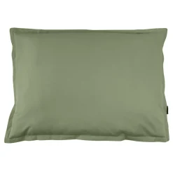 Taie d'oreiller rectangulaire percale de coton (50 x 70 cm) Cali Vert romarin