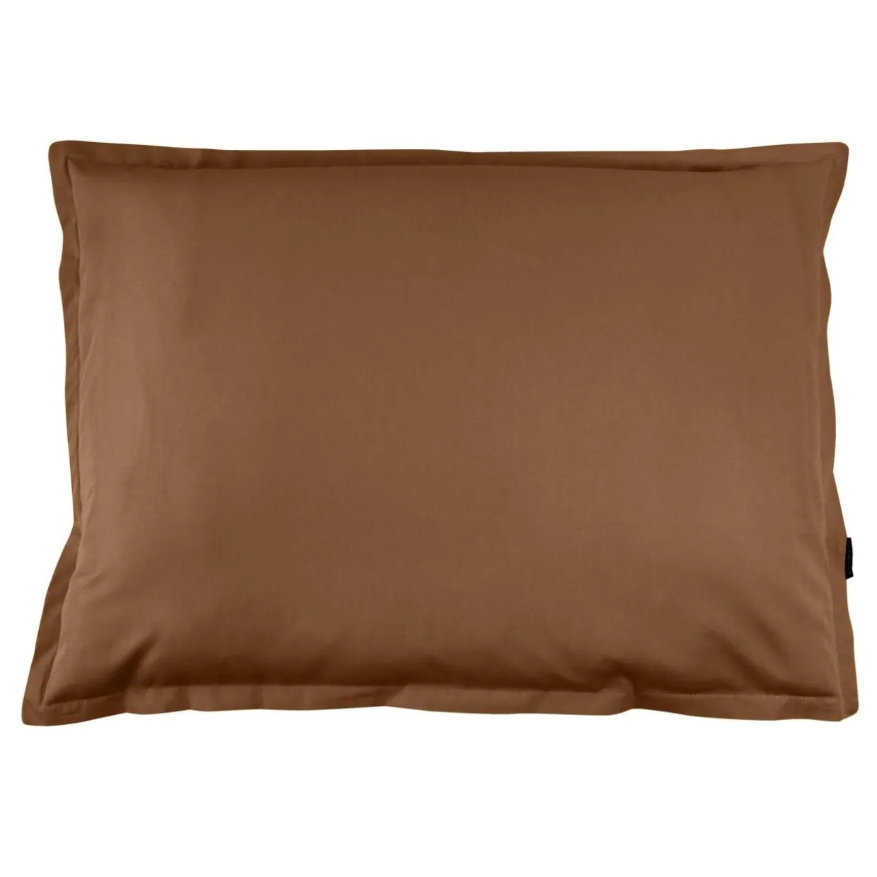 Taie d'oreiller rectangulaire percale de coton (50 x 70 cm) Cali Marron chocolat