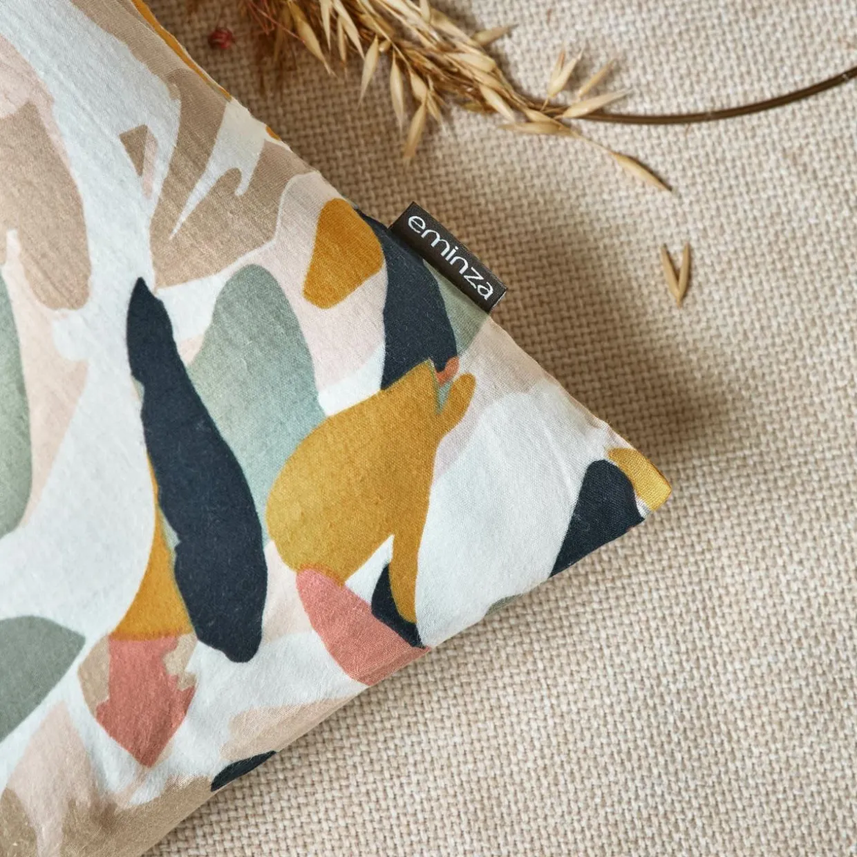 Taie d'oreiller rectangulaire gaze de coton (50 x 70 cm) Mathilda Multicolore