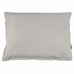 Taie d'oreiller rectangulaire percale de coton (50 x 80 cm) Cali Gris clair