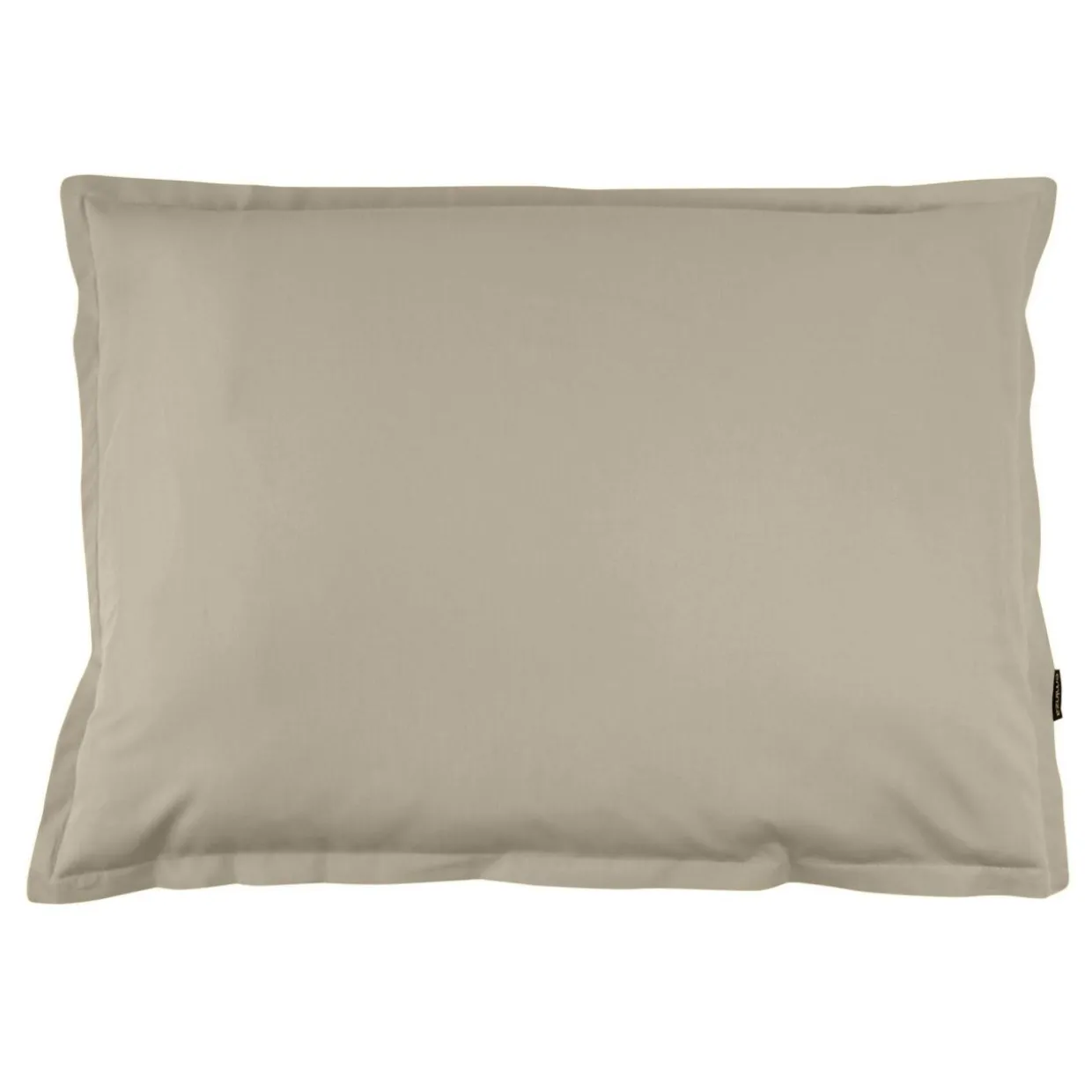 Taie d'oreiller rectangulaire percale de coton (50 x 80 cm) Cali Taupe
