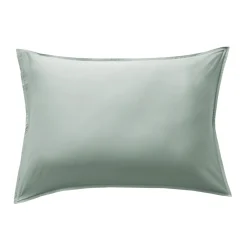 Taie d'oreiller rectangulaire satin de bambou (50 x 70 cm) Sienna Vert eucalyptus