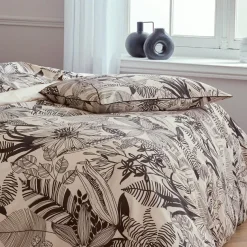 Taie d'oreiller rectangulaire percale de coton (50 x 70 cm) Alba Noire