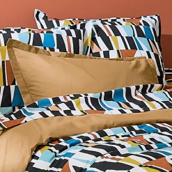 Taie d'oreiller rectangulaire coton (50 x 70 cm) Pietro Multicolore