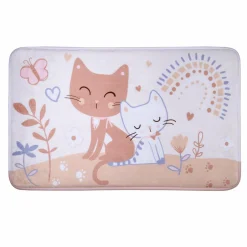 Tapis antidérapant (75 cm) Zoéline Rose