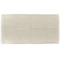 Tapis coton tressé (45 x 90 cm) Quito Beige