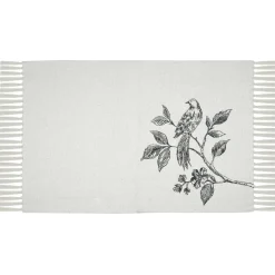 Tapis coton (60 x 90 cm) Clarine Ecru