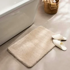 Tapis de bain absorbant (50 x 80 cm) Maël Beige