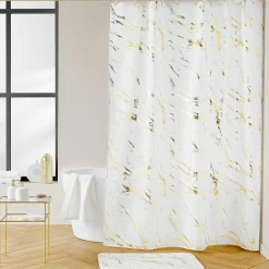 Tapis de bain antidérapant (45 x 75 cm) Aquamarbre Blanc