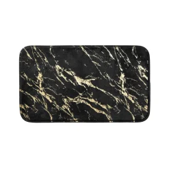 Tapis de bain antidérapant (45 x 75 cm) Aquamarbre Noir