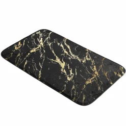 Tapis de bain antidérapant (45 x 75 cm) Aquamarbre Noir