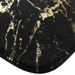 Tapis de bain antidérapant (45 x 75 cm) Aquamarbre Noir