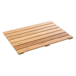 Tapis de bain caillebotis Nadine Bambou