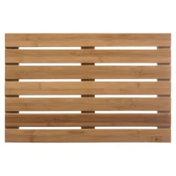Tapis de bain caillebotis Nadine Bambou