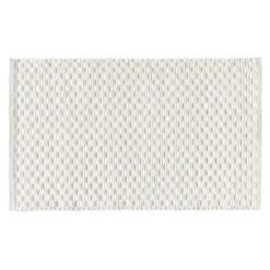 Tapis de bain coton tissé (50 x 80 cm) Lois Beige