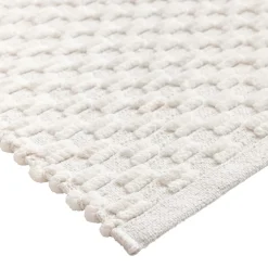 Tapis de bain coton tissé (50 x 80 cm) Lois Beige