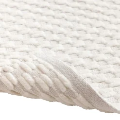 Tapis de bain coton tissé (50 x 80 cm) Lois Beige