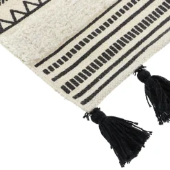 Tapis de bain coton (45 x 90 cm) Agadir Noir