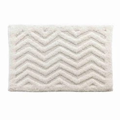 Tapis de bain coton (50 x 80 cm) Angelis Blanc