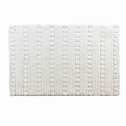Tapis de bain coton (50 x 80 cm) Cleonis Blanc