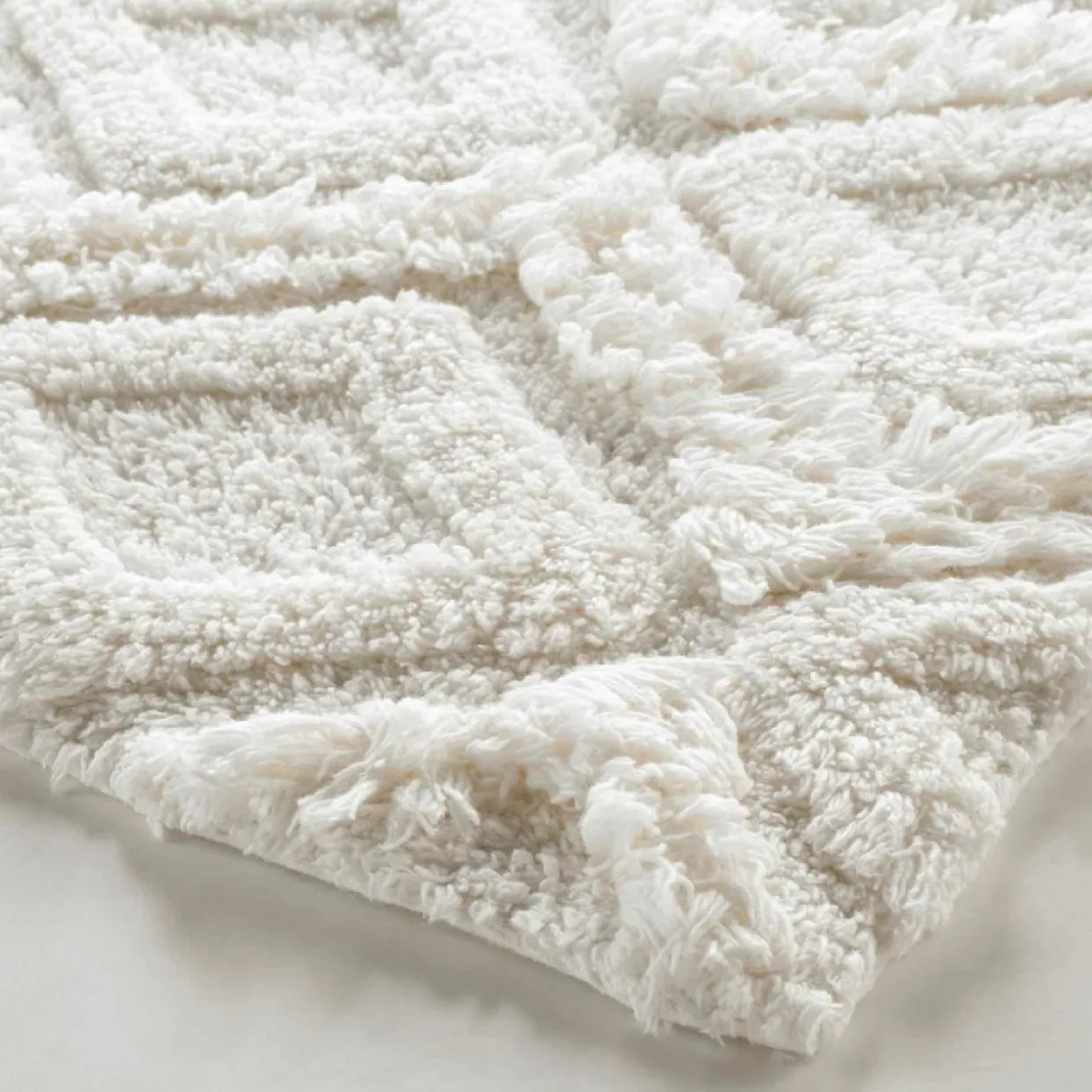 Tapis de bain coton (50 x 80 cm) Ikatis Blanc