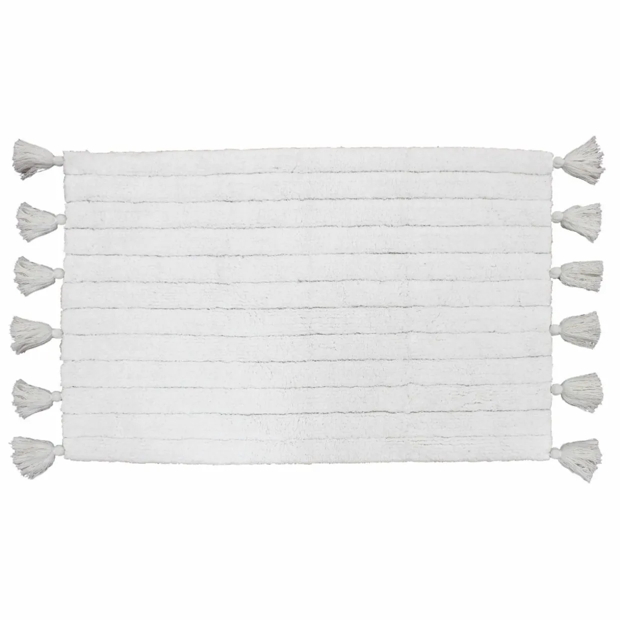 Tapis de bain coton (50 x 80 cm) Minatis Blanc