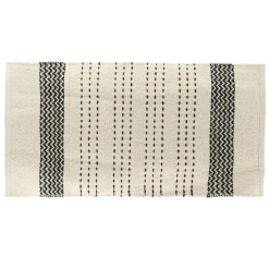 Tapis de bain coton (45 x 90 cm) Saint Leu Noir