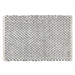 Tapis de bain effet tissé en relief (50 x 80 cm) Rafael Gris