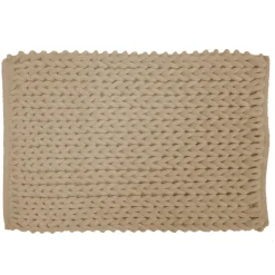 Tapis de bain en coton (50 x 80 cm) Ariel Beige