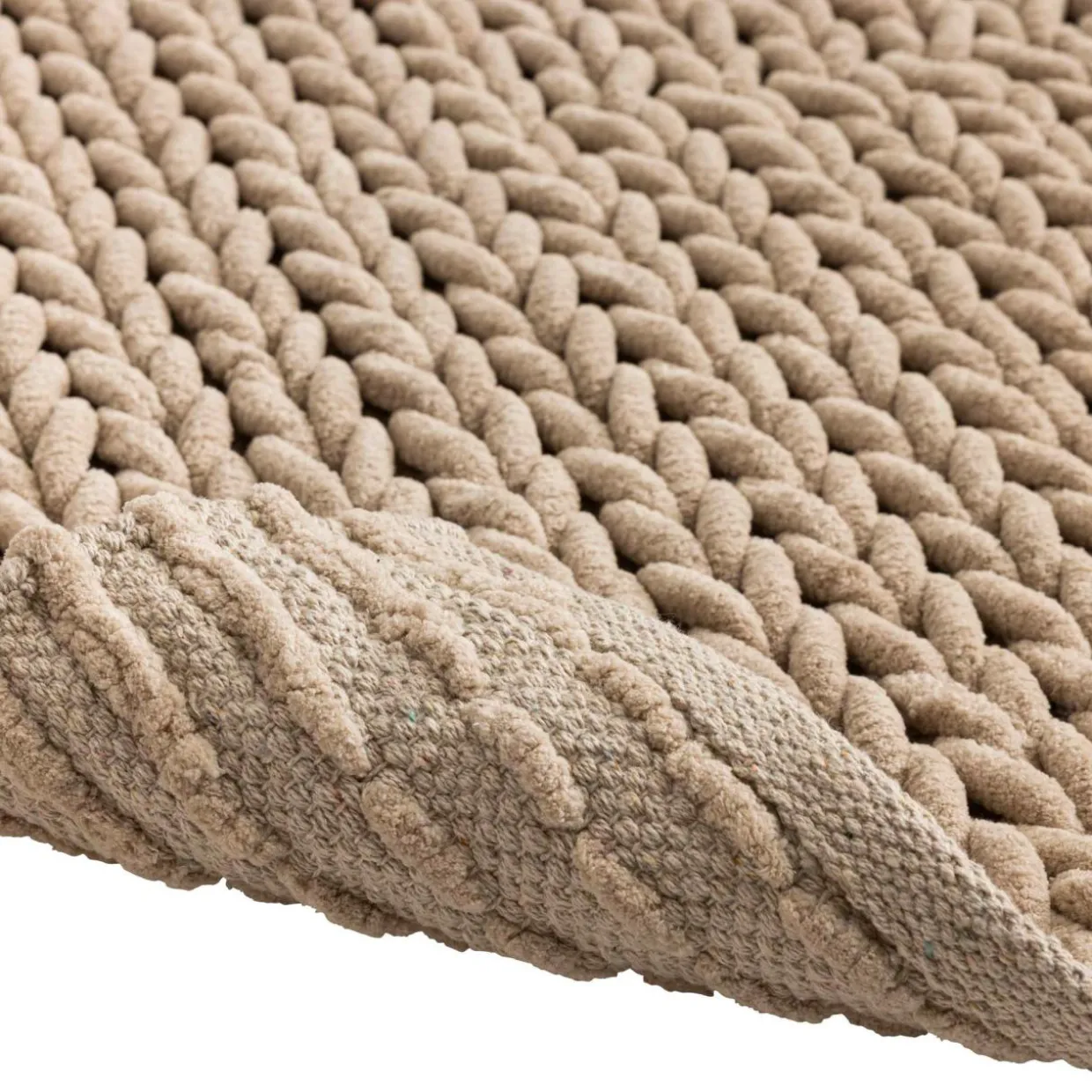 Tapis de bain en coton (50 x 80 cm) Ariel Beige