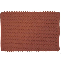 Tapis de bain en coton (50 x 80 cm) Ariel Terracotta