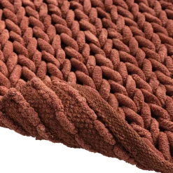 Tapis de bain en coton (50 x 80 cm) Ariel Terracotta