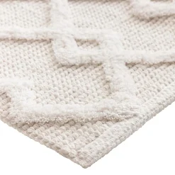 Tapis de bain en coton (50 x 80 cm) Otis Beige