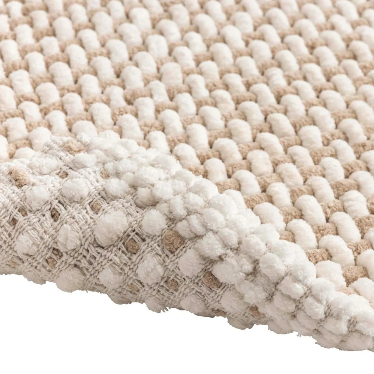 Tapis de bain en coton (50 x 80 cm) Rafael Beige