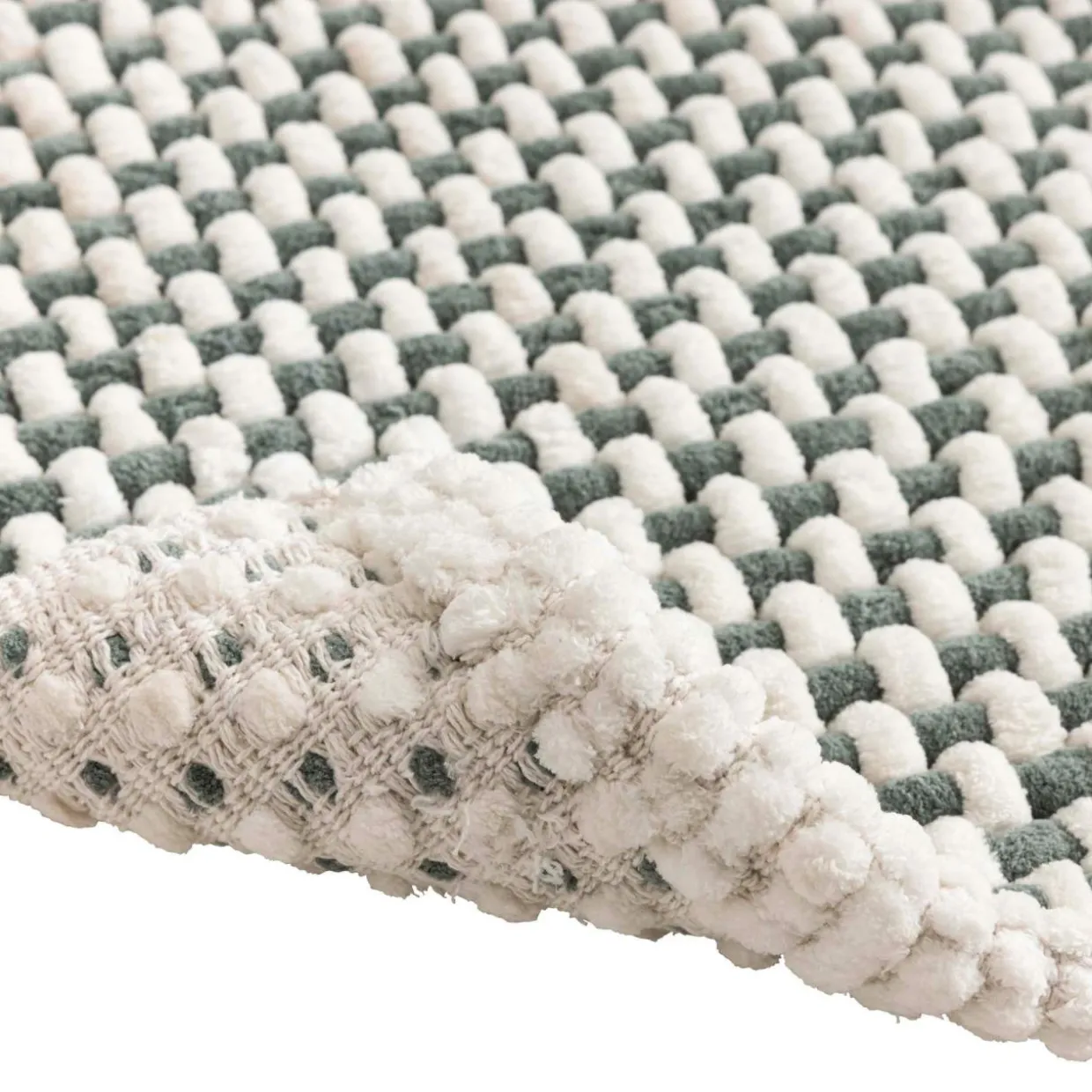 Tapis de bain en coton (50 x 80 cm) Rafael Vert cèdre