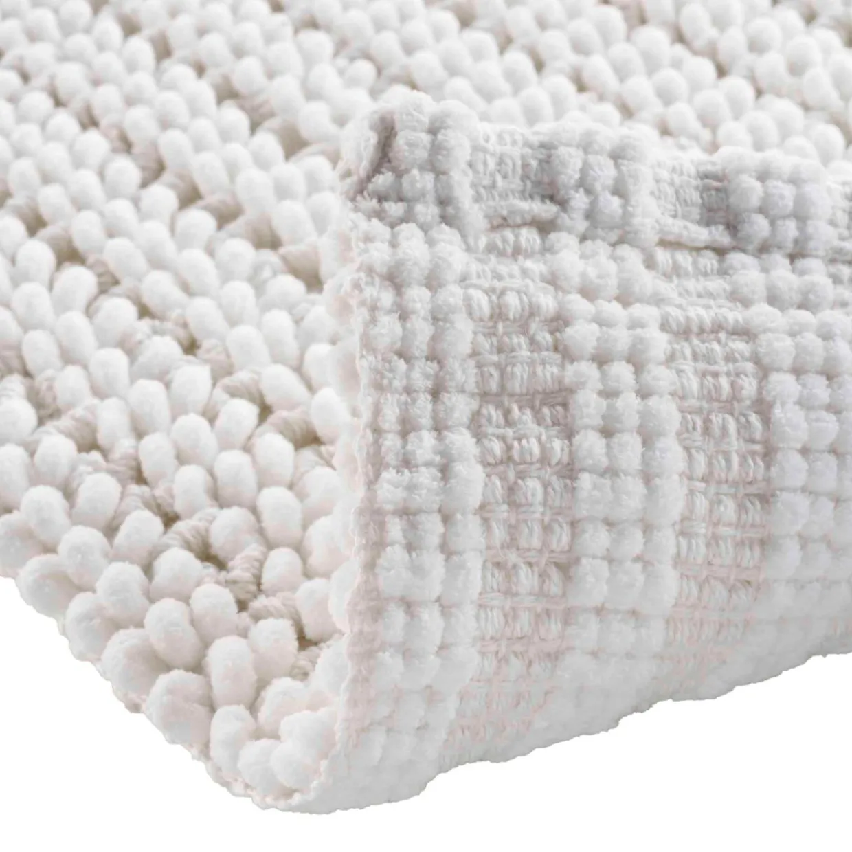Tapis de bain en coton (50 x 80 cm) Voltis Blanc